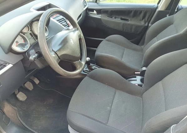 Peugeot 207 cena 7800 przebieg: 320000, rok produkcji 2007 z Sława małe 37